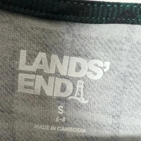 Lands End 3/4th Sleeve Midi Dress size Small (4-6) in Plaid - Picture 6 of 7